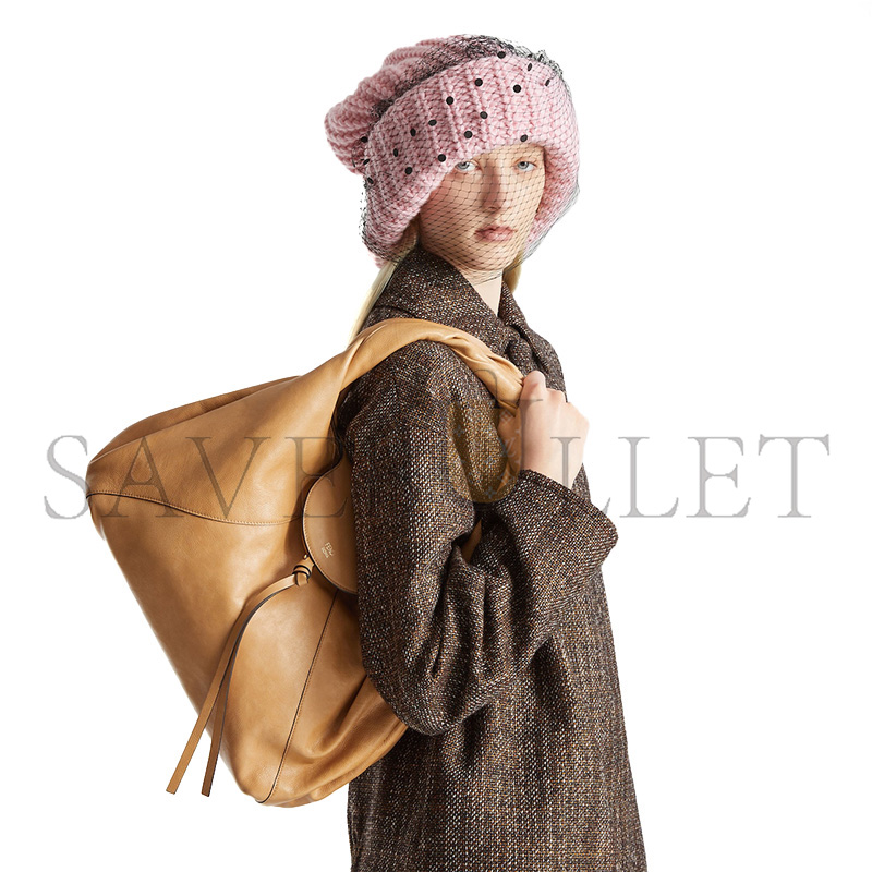 F**di spy beige leather bag 8br839ayctf1i73 (48*22*20cm)